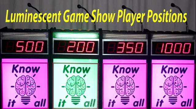 Luminescent Player Positions Demo Video