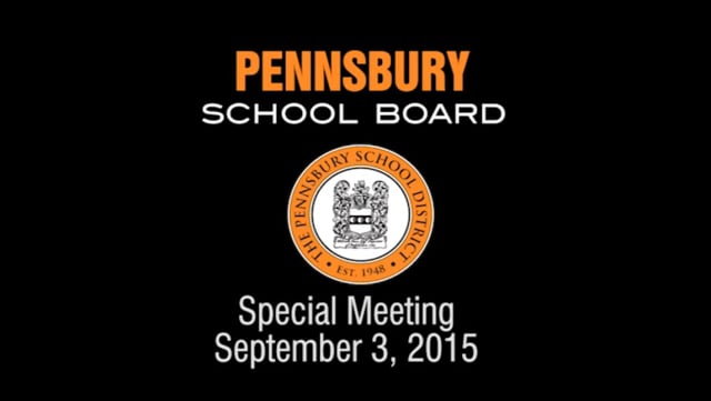 Pennsbury School Board Meeting for September 3, 2015