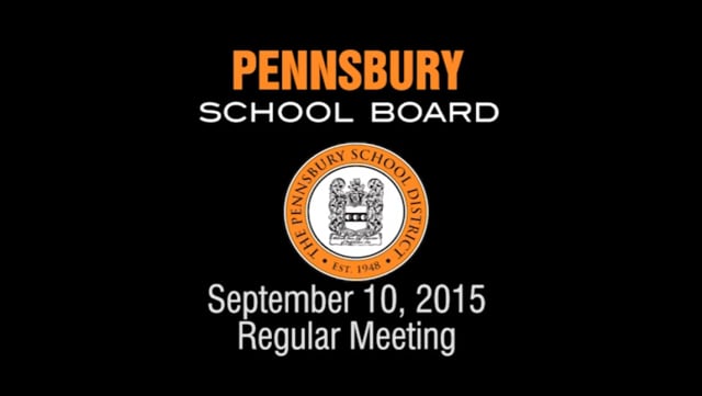 Pennsbury School Board Meeting for September 10, 2015