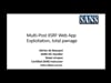 SecTor 2015 - Adrien de Beaupré - Complete Application Ownage via Multi-POST XSRF
