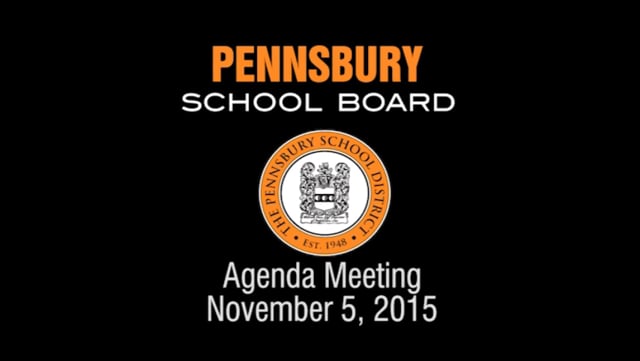 Pennsbury School Board Meeting for November 5, 2015