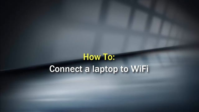 Connect to WiFi