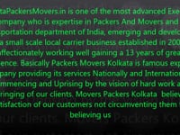 Packers And Movers Kolkata