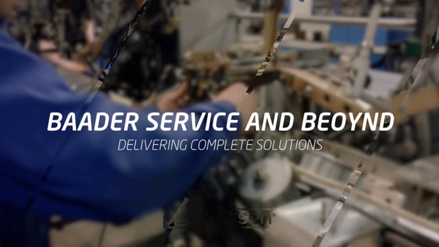 BAADER service and beyond