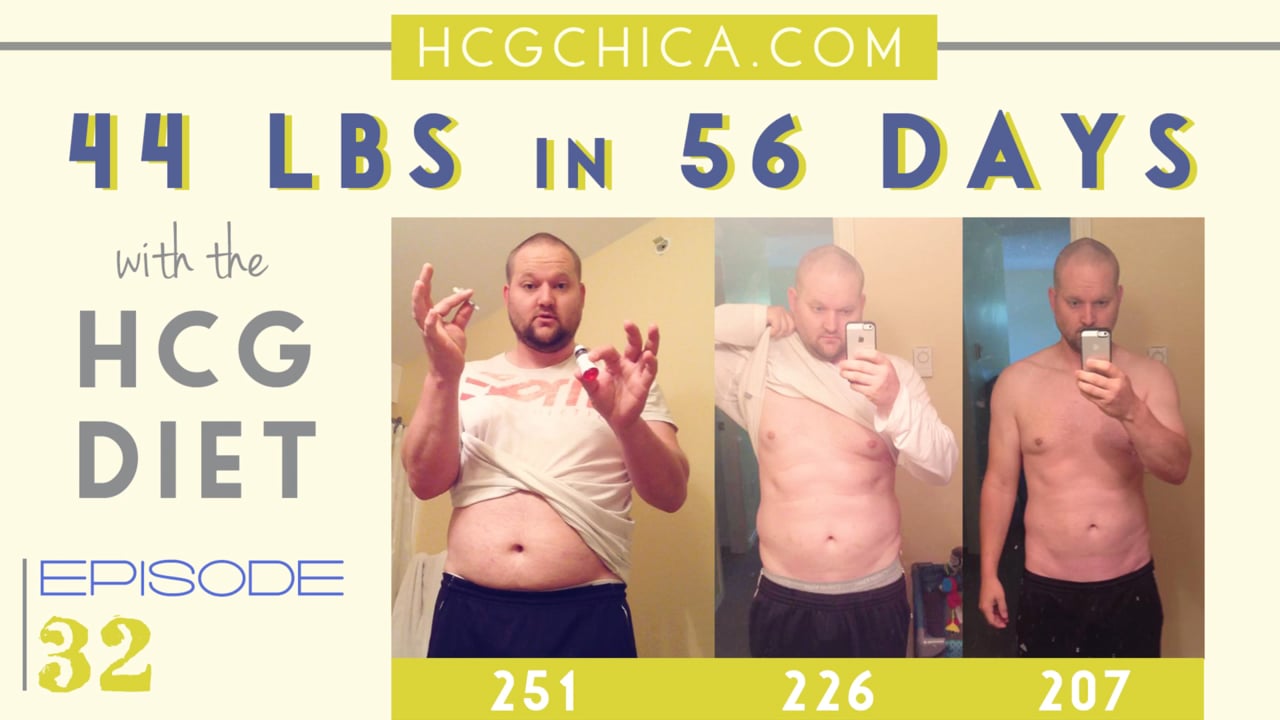 Men Using hCG Injections for Weight Loss Chris' 44 lbs Gone in 56