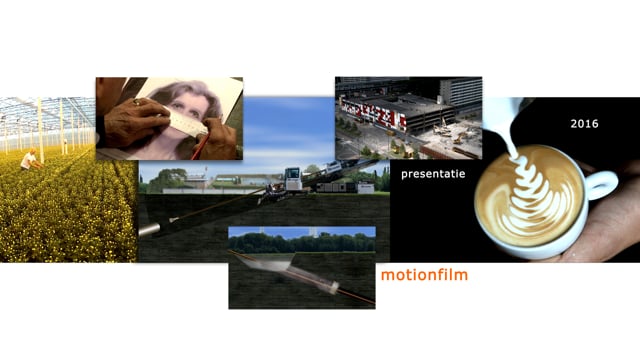 Kort overzicht van actuele producties Motionfilm.nl