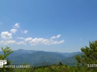 四国山脈と5月の雲　４Kタイムラプス ゆとりすとパークおおとよから撮った５月の雲