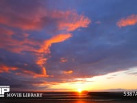 瀬戸内海の夕焼け　4Kタイムラプス 観音寺市から撮った瀬戸内海の夕焼け