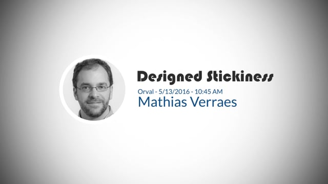 Mathias Verraes-Designed Stickiness