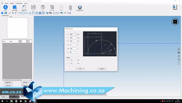 Machining Video: CAD Design Feature of the New Fabricam CAD/CAM Software Development