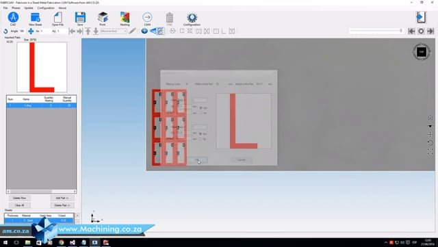 Machining Video: Grouping Object Parts Inside The Fabricam Software