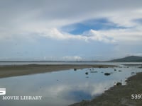 沖縄県泡瀬の干潟　11 沖縄県泡瀬の干潟の風景　DCI 4K　フィックス撮影
