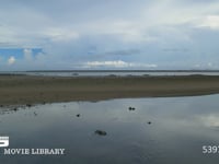 沖縄県泡瀬の干潟　12 沖縄県泡瀬の干潟の風景　DCI 4K　フィックス撮影