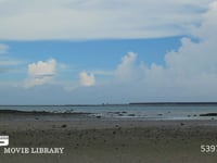 沖縄県泡瀬の干潟　10 沖縄県泡瀬の干潟の風景　DCI 4K　フィックス撮影