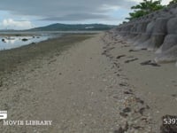 沖縄県泡瀬の干潟　14 沖縄県泡瀬の干潟の風景　DCI 4K　フィックス撮影