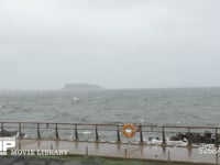 台風9号　強風と雨 4K　8月22日