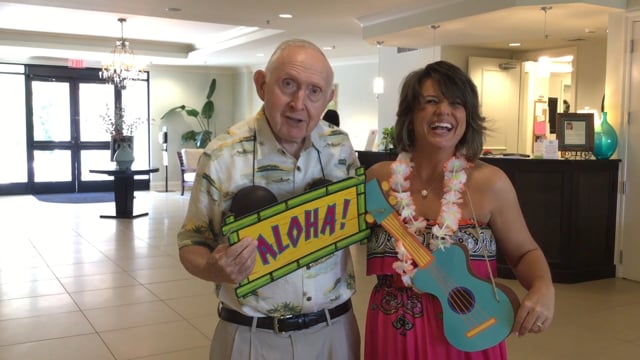 Blake at Township Luau