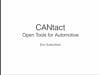 SecTor 2016 - Eric Evenchick - CANtact Open Source Automotive Tools