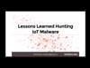 SecTor 2016 - Olivier Bilodeau - Lessons Learned Hunting IoT Malware