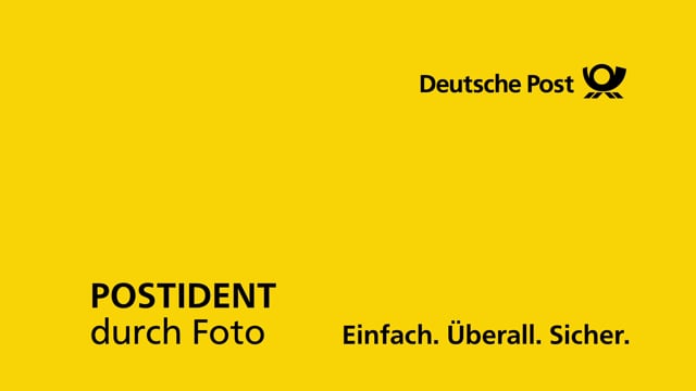 Deutsche Post // Erkl&auml;rfilm POSTIDENT durch Foto