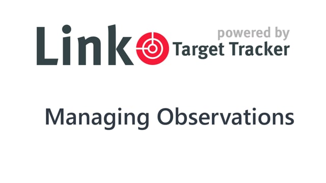 Managing Observations