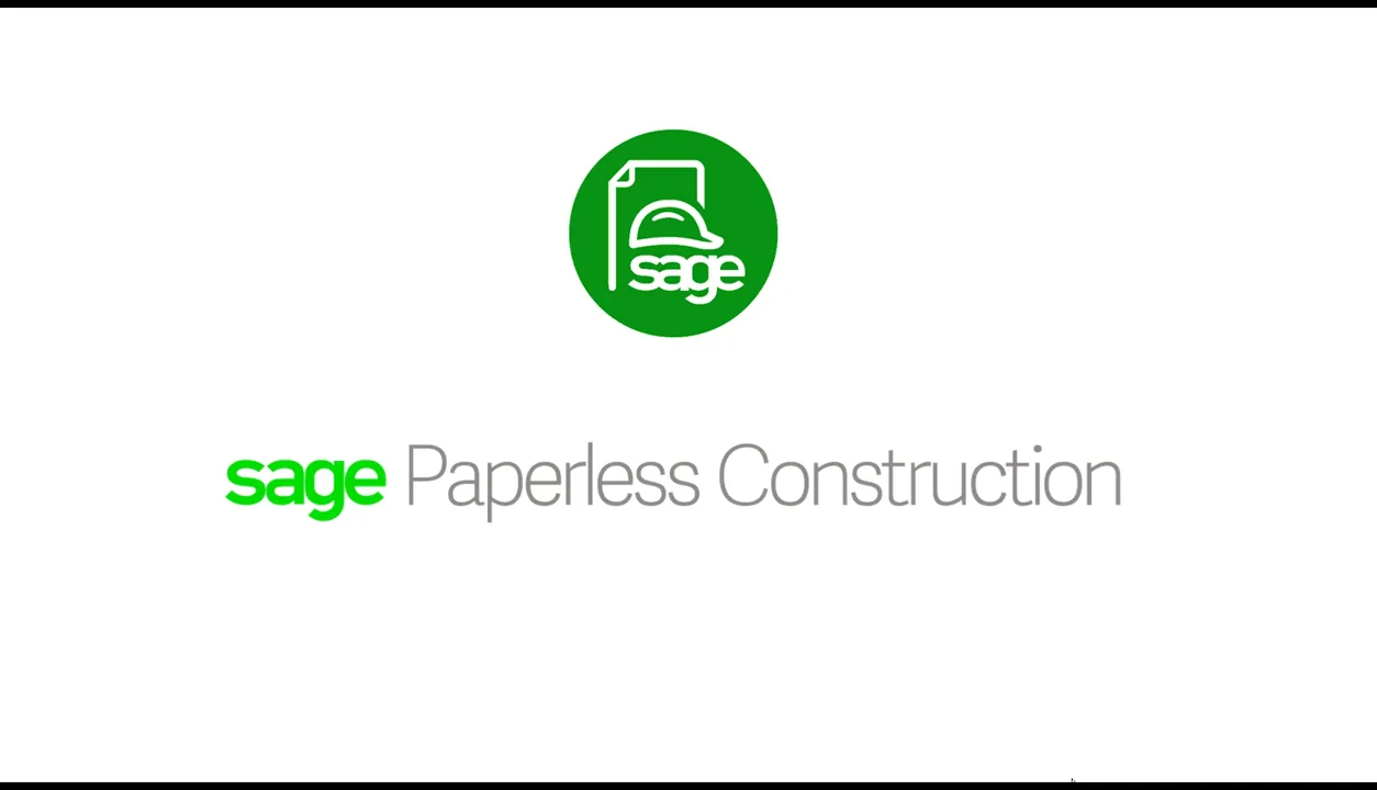 Sage Paperless Construction Sage Paperless Construction Demo on Vimeo