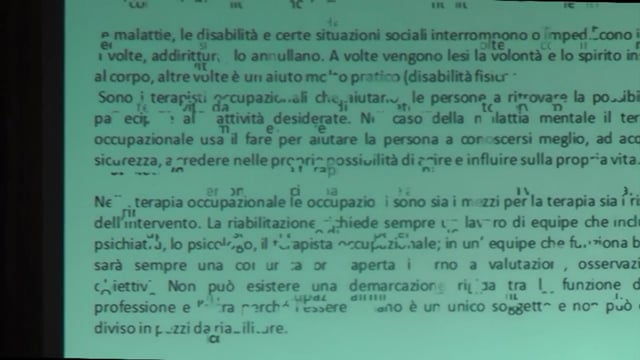 4.2 C Foschiano  Attività occupazionali e inserimento lavorativo - Master in Terapia di comunità