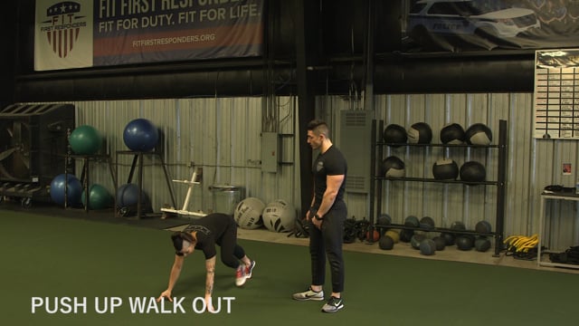 Push Up Walk Out