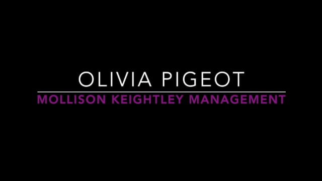 Showreel for Olivia Pigeot