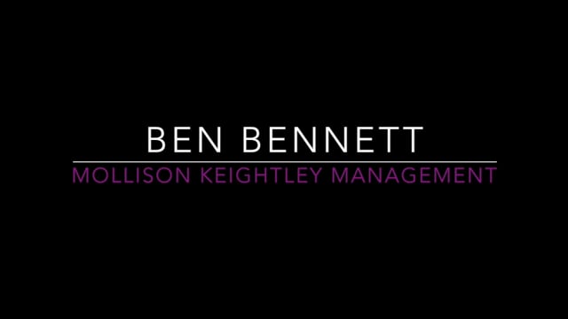 Showreel for Ben Bennett