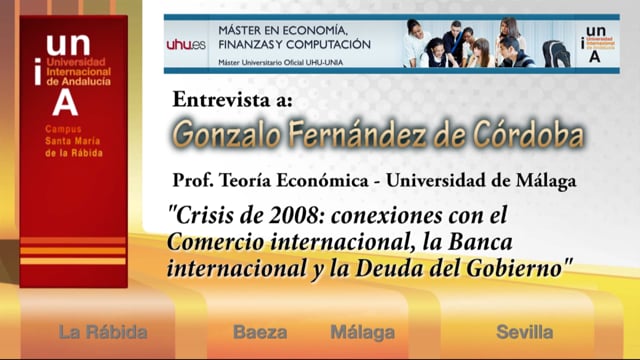 Entrevista a Gonzalo Fernández de Córdoba (UMA)