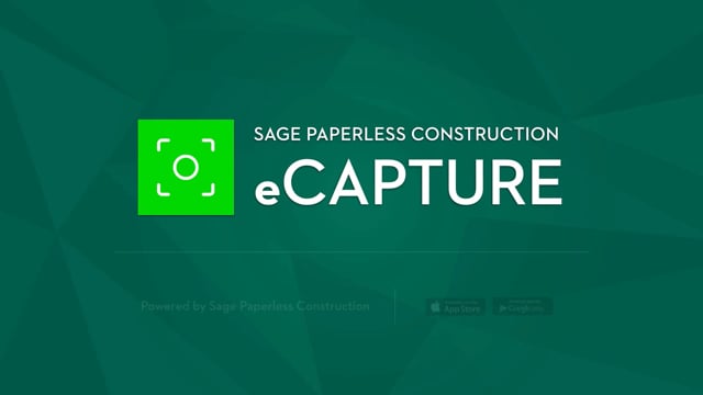 Sage Paperless eCapture