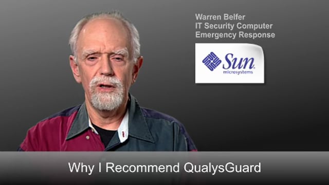 Sun Microsystems - Customer Success Story (Warren Belfer - IT Security Computer Emergency Response)