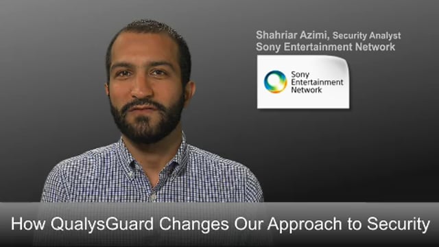 Sony Network Entertainment - Customer Success Story (Shahriar Azimi - Security Analyst)