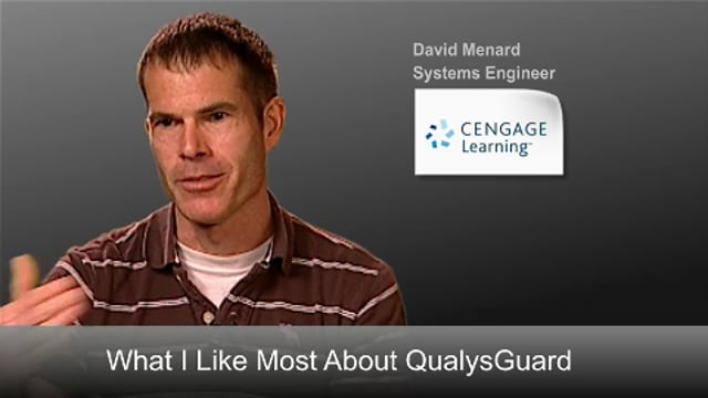 Cengage Learning - Customer Success Story (David Menard - Systems Engineer)