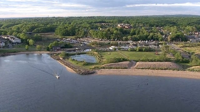 Helicopter View of Staten Island