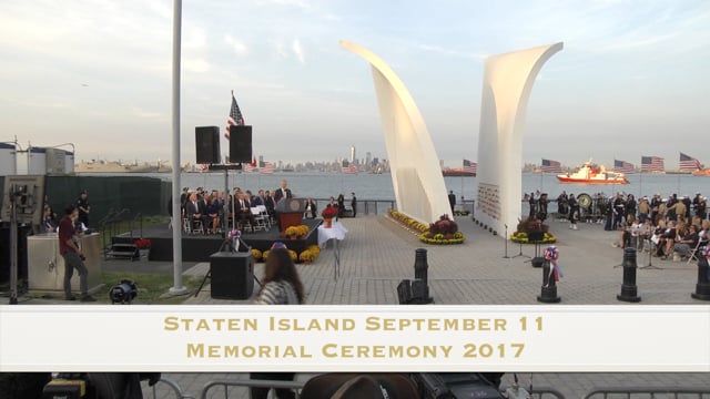 September 11 Memorial Ceremony 2017 on Staten Island