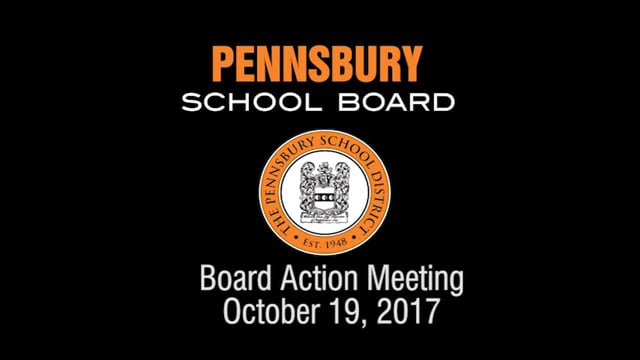 Pennsbury School Board Meeting for October 19, 2017