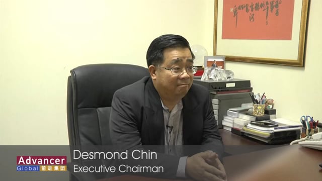 Video interview with Desmond Chin, Executive Chairman of Advancer Global