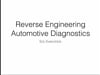 SecTor 2017 - Eric Evenchick - Reverse Engineering Automotive Diagnostics