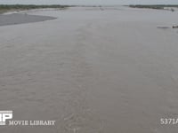 大井川下流 台風翌日の河口