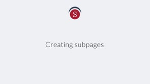 Creating Subpages on Vimeo