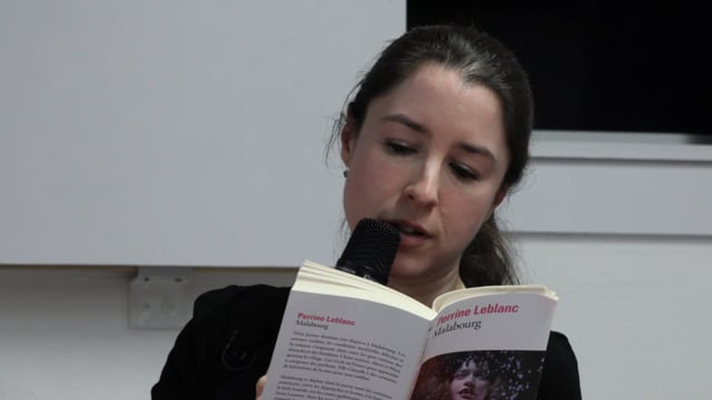 Perrine Leblanc et Norbert Czarny à la médiathèque Etienne Caux