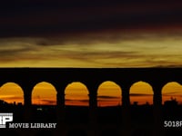 セゴビアの水道橋 タイムラプス　4K　ローマ時代の遺跡