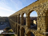 セゴビアの水道橋 タイムラプス　4K　ローマ時代の遺跡