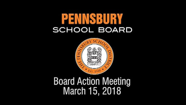 Pennsbury School Board Meeting for March 15, 2018