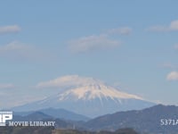 富士山頂を流れる高積雲 10倍速