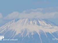 富士山頂を流れる高積雲 10倍速