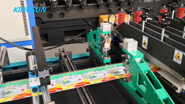 WKZD-600HK model self stand zipper bag three side seal plastic bag making machine