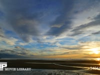 瀬戸内海の夕焼け　４K 梅雨時の不安定な雲の動きが面白いです